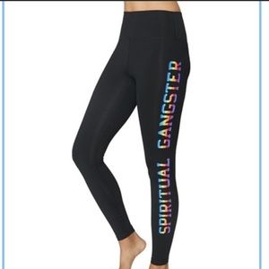 Spiritual Gangster High Rise Leggings Limited Edition Rainbow Essentials sz S